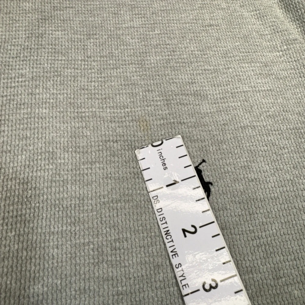 Polo Ralph Lauren Shirt Mens 3XL Gray Long Sleeve Pony Waffle Knit Thermal